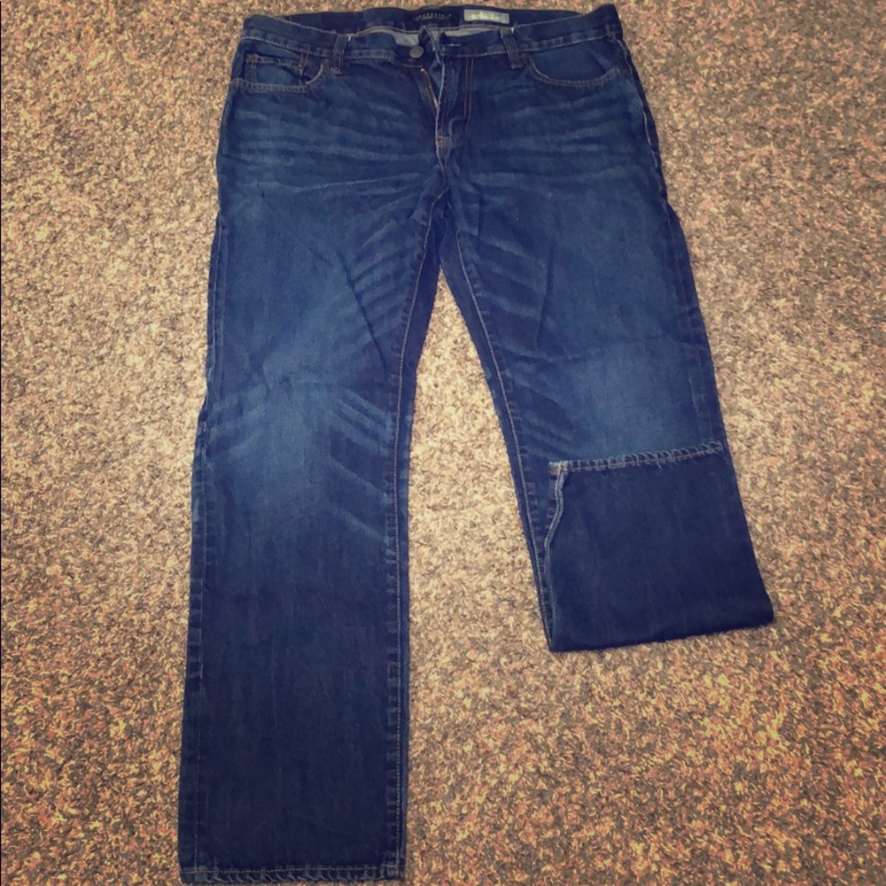 Drank blue Aeropostale slim straight jeans